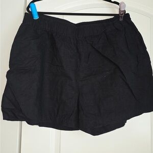 Lucy & Yak Cotton Linen Pull on Shorts XL